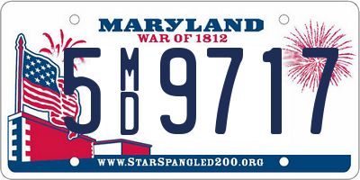 MD license plate 5MD9717