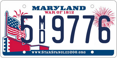 MD license plate 5MD9776