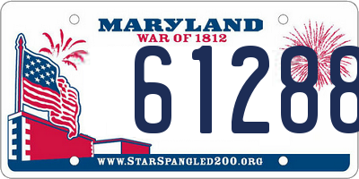 MD license plate 61288