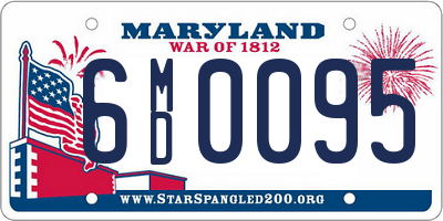 MD license plate 6MD0095