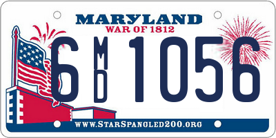 MD license plate 6MD1056