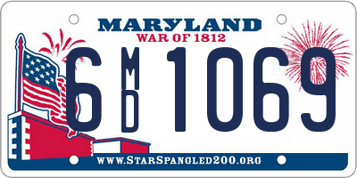 MD license plate 6MD1069