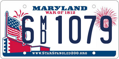 MD license plate 6MD1079