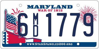 MD license plate 6MD1779