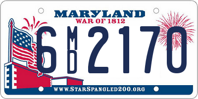 MD license plate 6MD2170