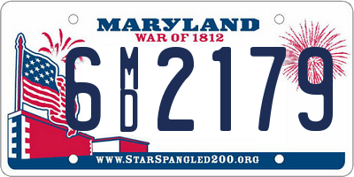MD license plate 6MD2179