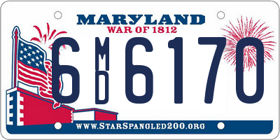 MD license plate 6MD6170