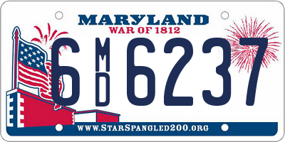 MD license plate 6MD6237