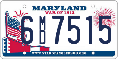 MD license plate 6MD7515