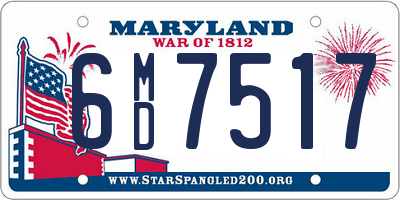 MD license plate 6MD7517