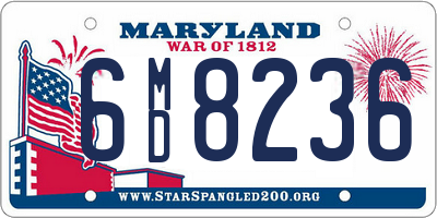 MD license plate 6MD8236