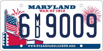 MD license plate 6MD9009