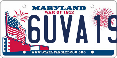 MD license plate 6UVA195