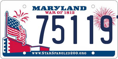 MD license plate 751197