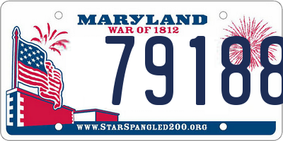 MD license plate 79188