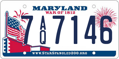 MD license plate 7AQ7146