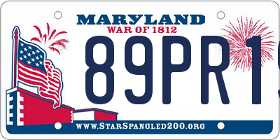 MD license plate 89PR19