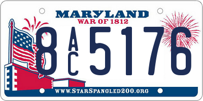 MD license plate 8AC5176