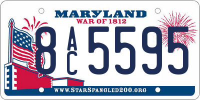MD license plate 8AC5595