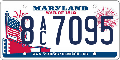 MD license plate 8AC7095
