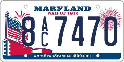 MD license plate 8AC7470