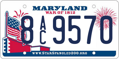 MD license plate 8AC9570