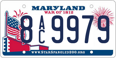 MD license plate 8AC9979