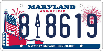 MD license plate 8AI8619