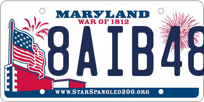 MD license plate 8AIB481