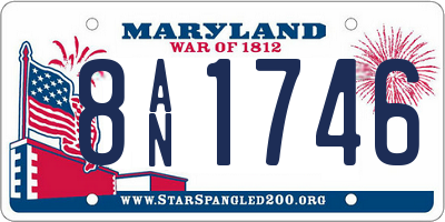 MD license plate 8AN1746