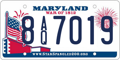 MD license plate 8AQ7019