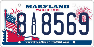 MD license plate 8AQ8569