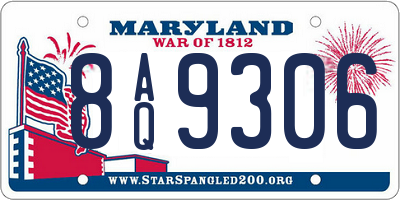 MD license plate 8AQ9306