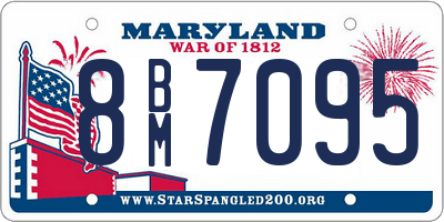 MD license plate 8BM7095