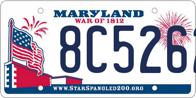 MD license plate 8C5262