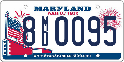 MD license plate 8MD0095