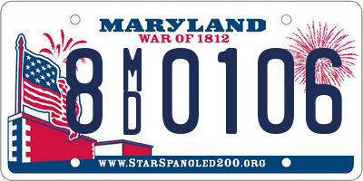 MD license plate 8MD0106