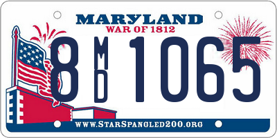 MD license plate 8MD1065