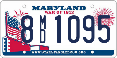 MD license plate 8MD1095