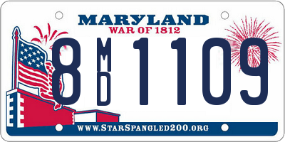 MD license plate 8MD1109