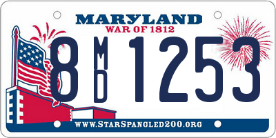 MD license plate 8MD1253