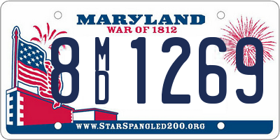 MD license plate 8MD1269