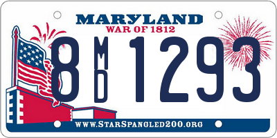 MD license plate 8MD1293