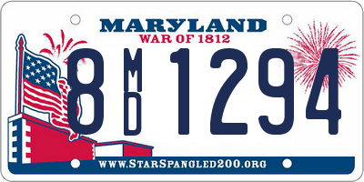 MD license plate 8MD1294