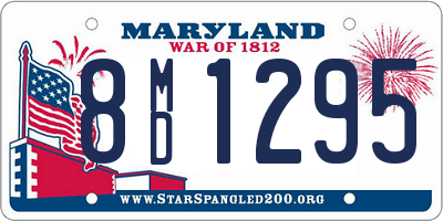 MD license plate 8MD1295