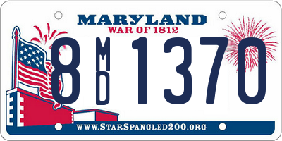 MD license plate 8MD1370