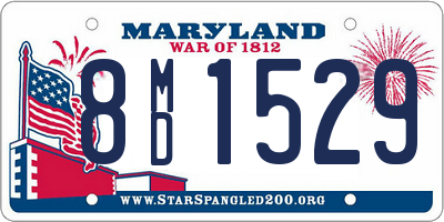 MD license plate 8MD1529