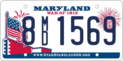 MD license plate 8MD1569