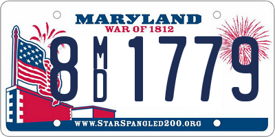 MD license plate 8MD1779