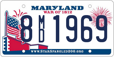 MD license plate 8MD1969